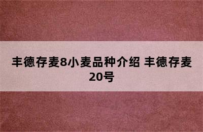 丰德存麦8小麦品种介绍 丰德存麦20号